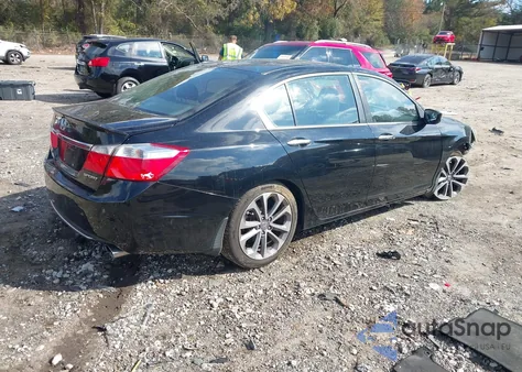 2015 Honda Accord Sport from USA, damaged, VIN 1HGCR2F50FA101478